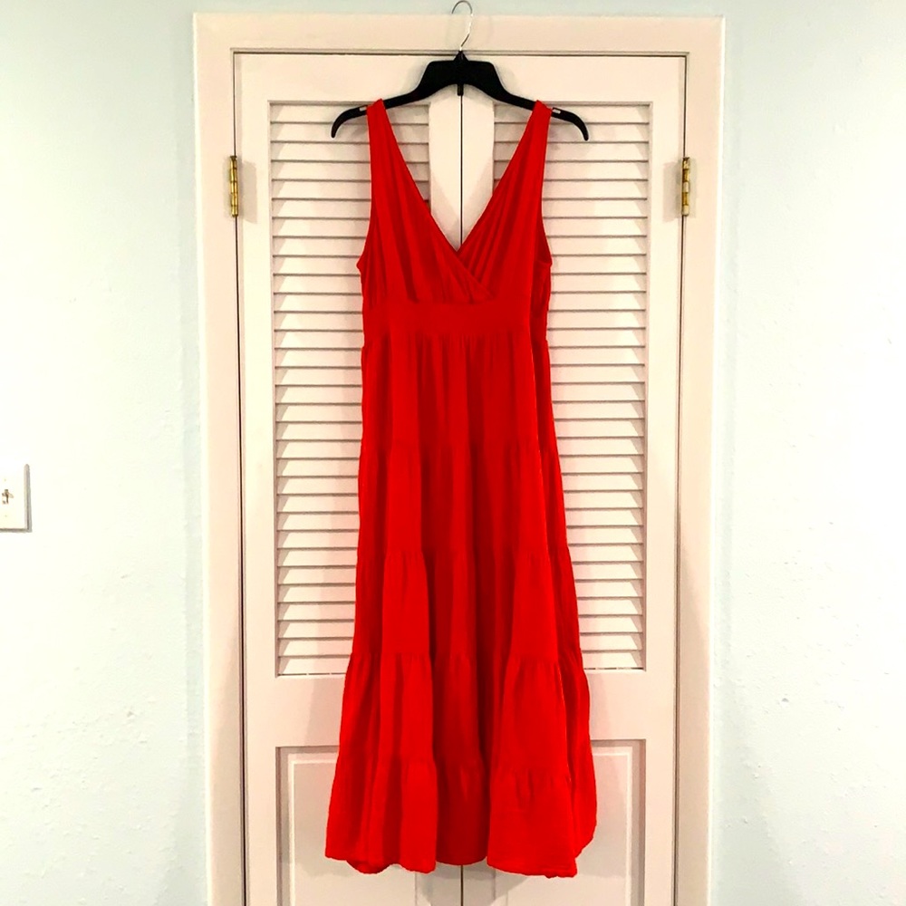 Size L peach colored dress